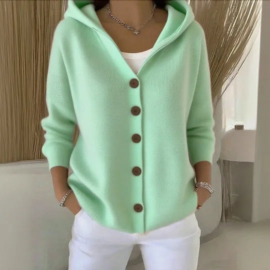 NYLAH – Hooded Vest with Buttons