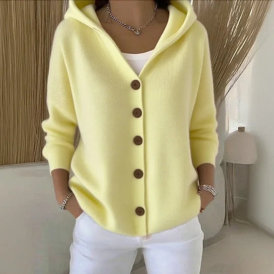 NYLAH – Hooded Vest with Buttons
