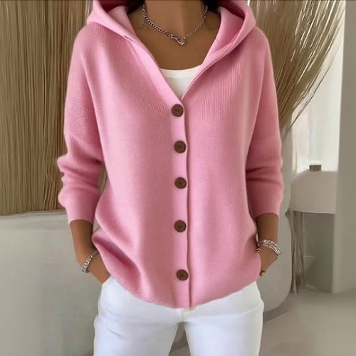 NYLAH – Hooded Vest with Buttons