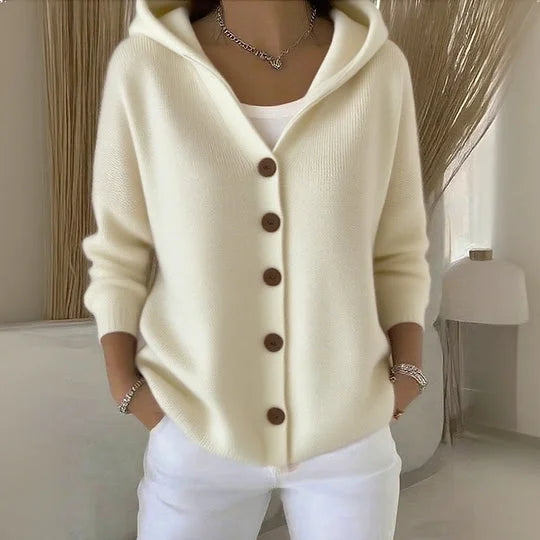 NYLAH – Hooded Vest with Buttons