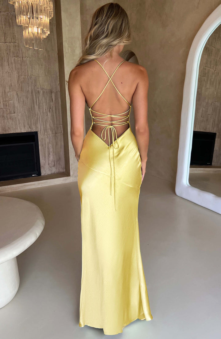 Meliva™ | High Split Maxi Dress